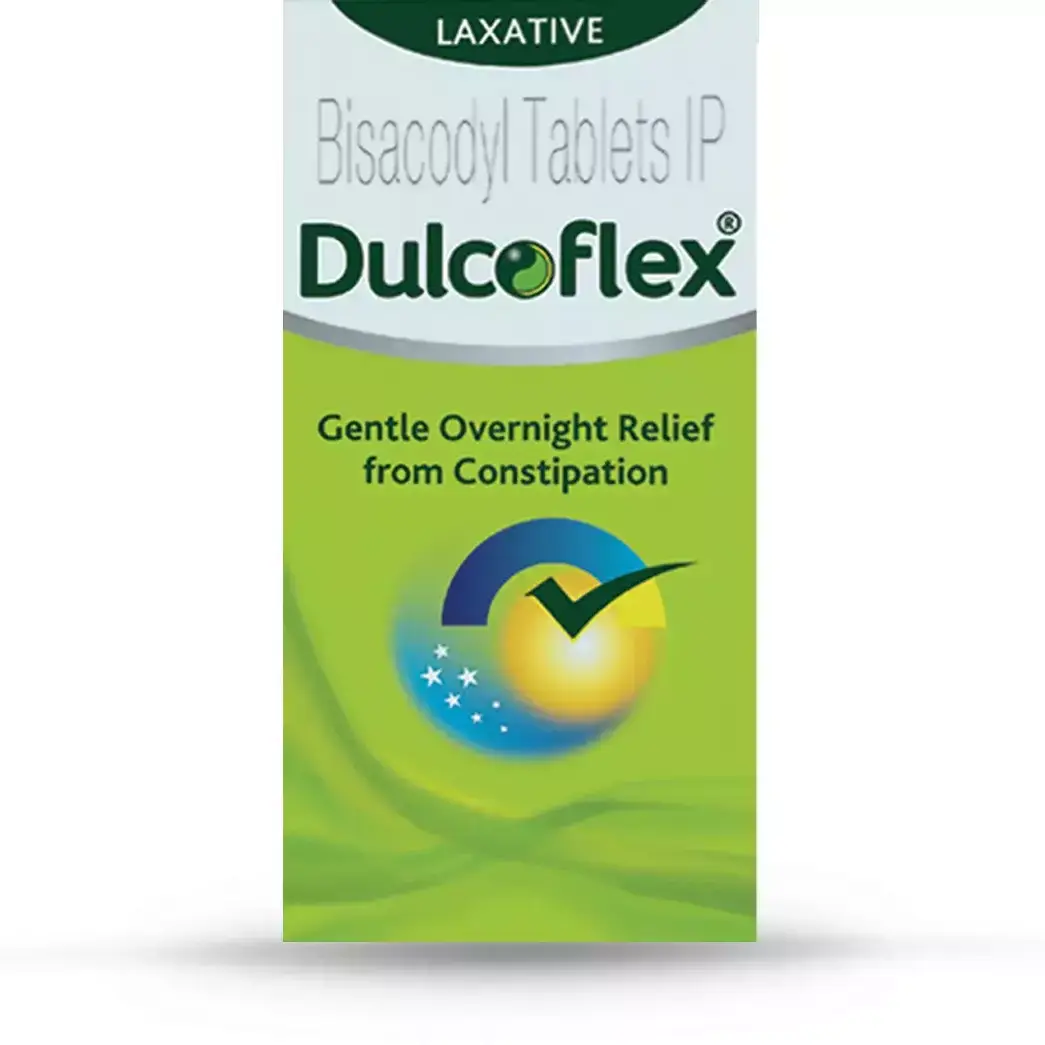 Dulcoflex 5mg Tablet for Constipation, Laxative & Bowel Movement Regulator